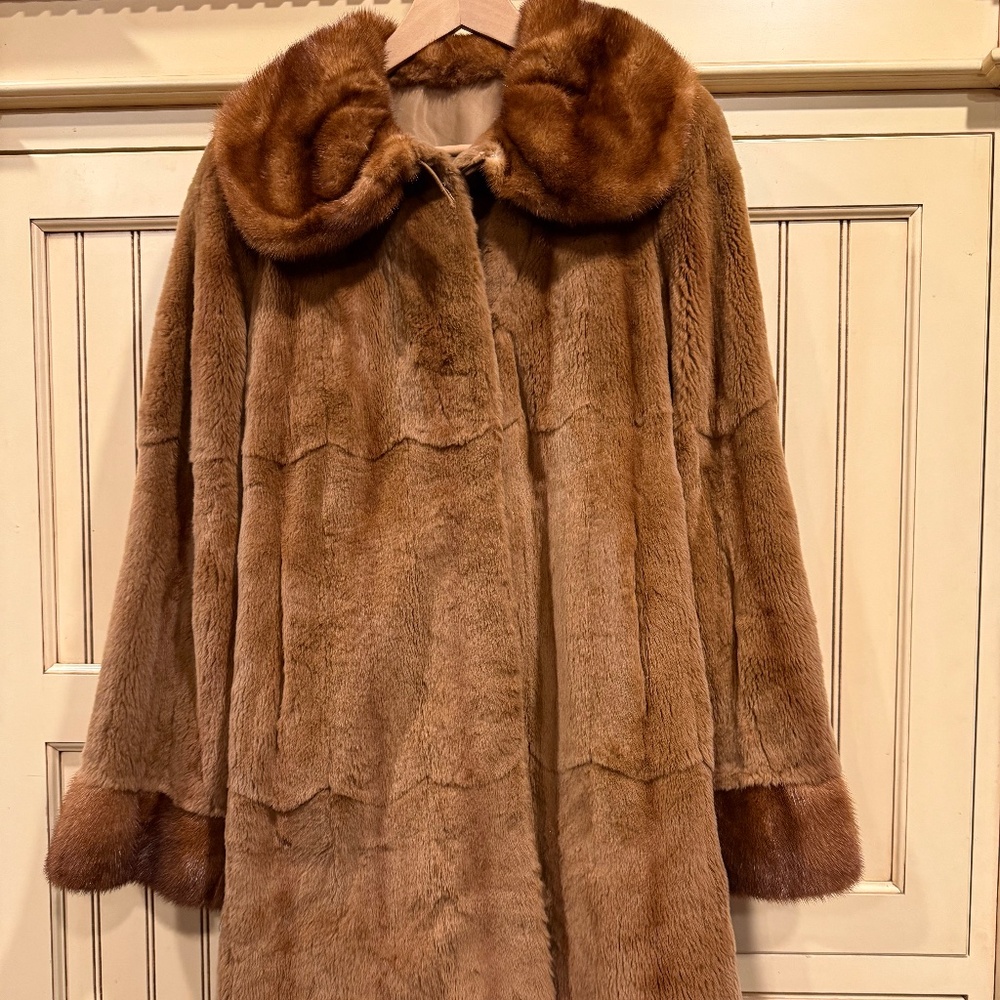 Vintage Mink Coat Reversible